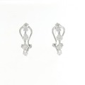 PT/K14WG ダイヤモンド ピアス 1.00CT