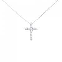 PT クロス ダイヤモンド ネックレス 1.00CT