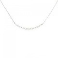 K18WG ダイヤモンド ネックレス 0.55CT