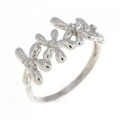 K18WG ダイヤモンド リング 0.02CT