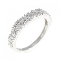 K18WG ダイヤモンド リング 0.40CT