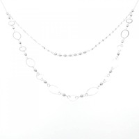 K18WG ネックレス