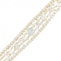 K18YG ダイヤモンド ブレスレット 5.641CT