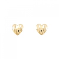 K18YG ハート ピアス
