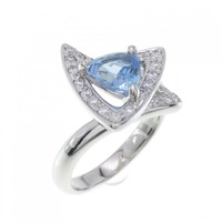 PT アクアマリン リング 0.82CT