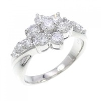 PT フラワー ダイヤモンド リング 1.00CT
