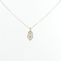 【新品】K18YG ダイヤモンド ネックレス 0.36CT