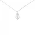 【新品】PT ダイヤモンド ネックレス 0.36CT