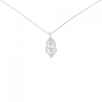 【新品】PT ダイヤモンド ネックレス 0.36CT