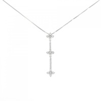 K18WG ダイヤモンド ネックレス 0.27CT