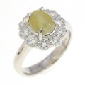 PT クリソベリルキャッツアイ リング 1.07CT