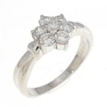 PT フラワー ダイヤモンド リング 0.50CT