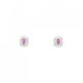 【新品】PT ルビー ピアス 0.14CT