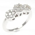 K18WG ダイヤモンド リング 0.50CT