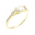 K18YG ダイヤモンド リング 0.50CT