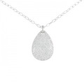 K18WG パヴェ ダイヤモンド ネックレス 2.15CT