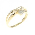 K18YG ダイヤモンド リング 0.22CT
