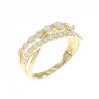 K18YG ダイヤモンド リング 0.50CT