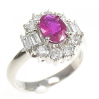PT ルビー リング 0.754CT