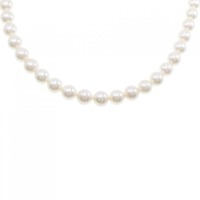 シルバークラスプ アコヤパール ネックレス 7-7.5mm