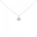 K18WG ダイヤモンド ネックレス 0.15CT
