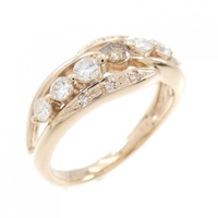 K18PG ダイヤモンド リング 0.41CT