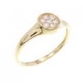 K18YG ダイヤモンド リング 0.10CT