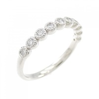 PT ハーフエタニティ ダイヤモンド リング 0.20CT