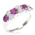 PT ルビー リング 0.81CT