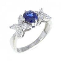 PT サファイヤ リング 0.67CT