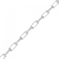 K18WG ダイヤモンド ブレスレット 1.00CT