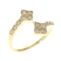 K18YG ダイヤモンド リング 0.40CT