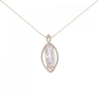 K18PG スポジュメン ネックレス 7.59CT