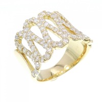 K18YG ダイヤモンド リング 1.50CT