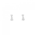 K18WG ダイヤモンド ピアス 0.40CT
