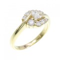K18YG ダイヤモンド リング 0.70CT
