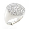 PT パヴェ ダイヤモンド リング 2.02CT
