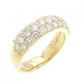 K18YG パヴェ ダイヤモンド リング 1.00CT