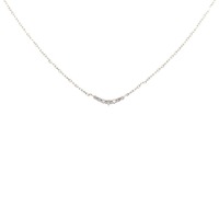 アガット ダイヤモンド ネックレス 0.05CT