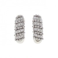 750WG ダイヤモンド ピアス/イヤリング