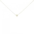 K18YG ダイヤモンド ネックレス 0.10CT