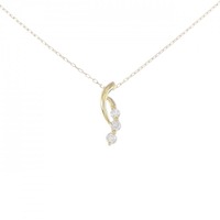 【新品】K18YG ダイヤモンド ネックレス 0.18CT