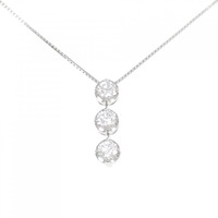 【新品】PT ダイヤモンド ネックレス 0.336CT 0.328CT 0.339CT F SI2 GOOD