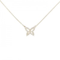 アーカー バタフライ ダイヤモンド ネックレス 0.25CT