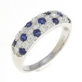 PT サファイヤ リング 0.43CT