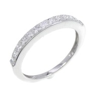 K18WG ダイヤモンド リング