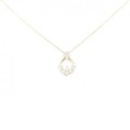 K18YG ダイヤモンド ネックレス 0.15CT