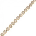 K18YG ダイヤモンド ブレスレット 5.00CT