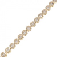 K18YG ダイヤモンド ブレスレット 5.00CT