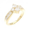 K18YG ダイヤモンド リング 0.59CT